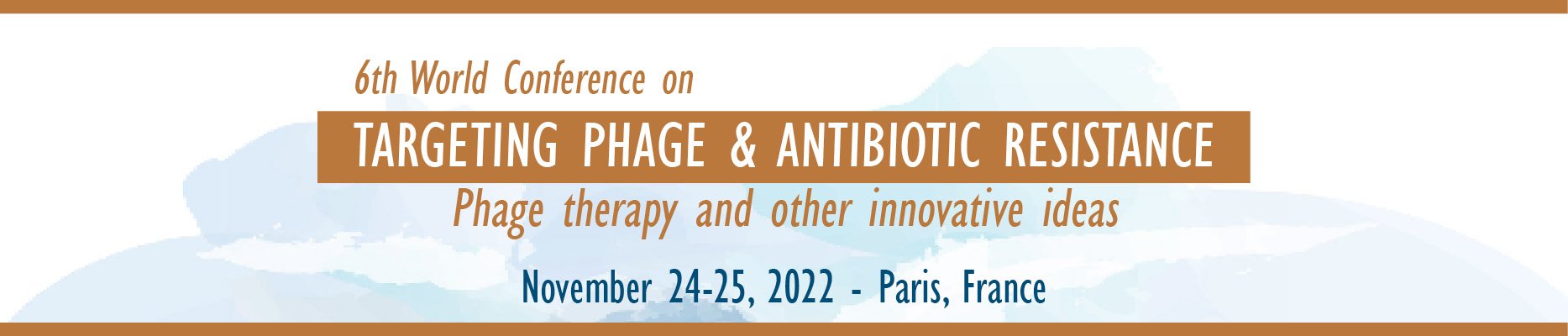 6th World Congress of the Targeting Infectious Diseases Society - November 24-25, 2022 - Paris, France